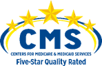 cms logo with 5 stars on top